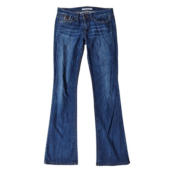 Joe’s Jeans Rocker Bootcut Women’s Size 27 Blue Denim Flap Pocket Stretch - Picture 1 of 7